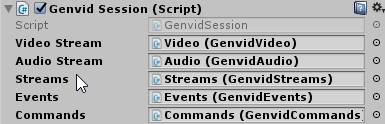 Genvid Session inspector view