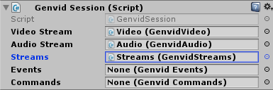 Genvid Session with data