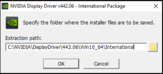 NVIDIA Driver Download page