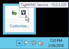 TightVNC Icon Toolbar