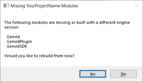 Prompt to build the new modules.