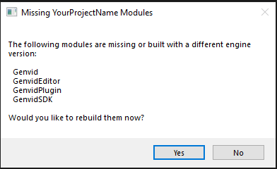 Prompt to build the new modules.
